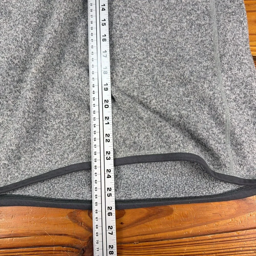 Patagonia Better Sweater Men's 1/4 Zip Fleece Pullover NICKEL / FORGE GREY S